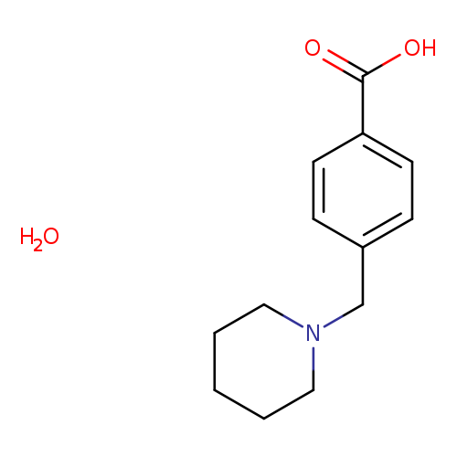 4-(1-Piperidinylmethyl)benzoic acid hydrate