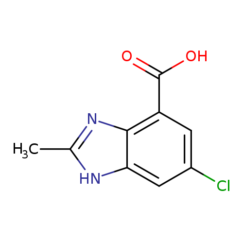 6-chloro-2-methyl-1H-1,3-benzodiazole-4-carboxylic acid
