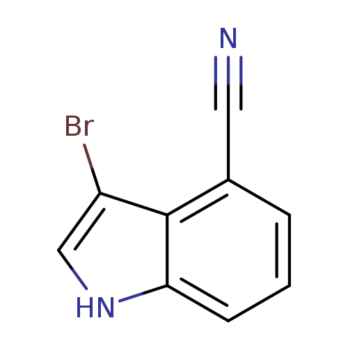 3-Bromo-1H-indole-4-carbonitrile