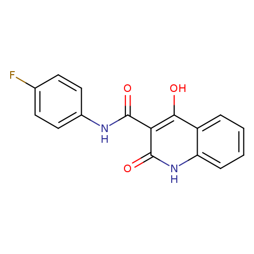N-(4-fluorophenyl)-4-hydroxy-2-oxo-1,2-dihydroquinoline-3-carboxamide