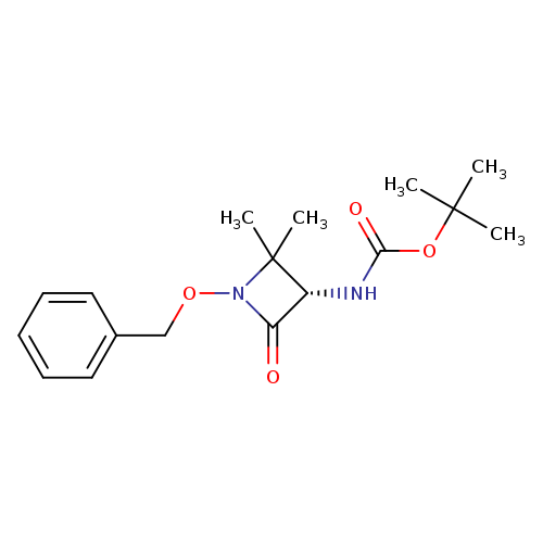 tert-butyl N-[(3S)-1-(benzyloxy)-2,2-dimethyl-4-oxoazetidin-3-yl]carbamate