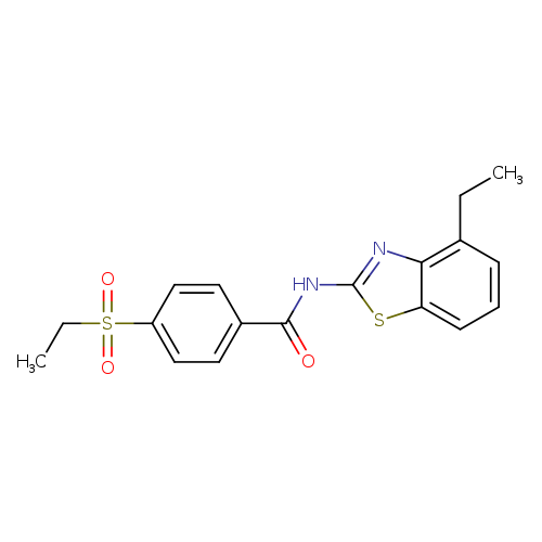 4-(ethanesulfonyl)-N-(4-ethyl-1,3-benzothiazol-2-yl)benzamide