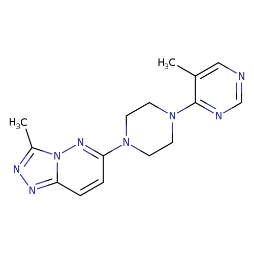 5-methyl-4-(4-{3-methyl-[1,2,4]triazolo[4,3-b]pyridazin-6-yl}piperazin-1-yl)pyrimidine