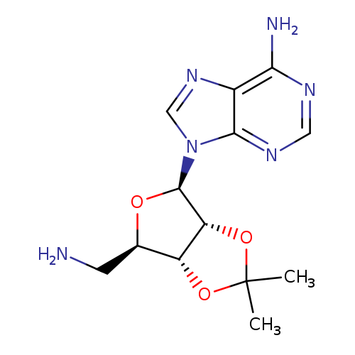 5''-Amino-5''-deoxy-2'',3''-O-(1-methylethylidene)adenosine