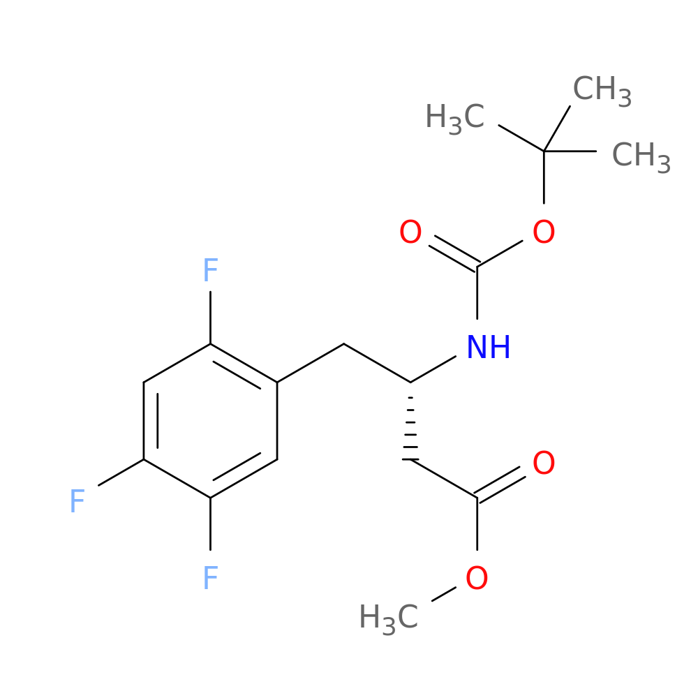 (S)-Methyl 3-(Boc-amino)-4-(2,4,5-trifluorophenyl)butanoate