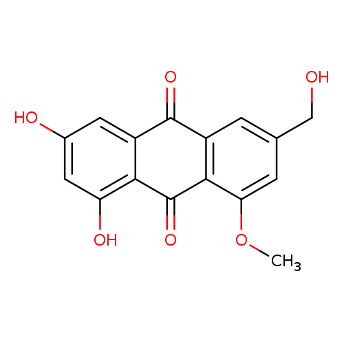 1,3-dihydroxy-6-(hydroxymethyl)-8-methoxy-9,10-anthracenedione