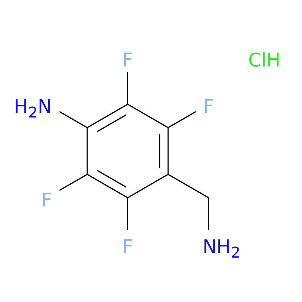 4-(aminomethyl)-2,3,5,6-tetrafluoroaniline hydrochloride