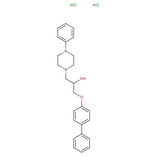 1-{[1,1'-biphenyl]-4-yloxy}-3-(4-phenylpiperazin-1-yl)propan-2-ol dihydrochloride