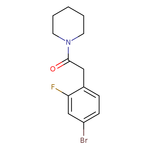 2-(4-Bromo-2-fluoro-phenyl)-1-piperidin-1-yl-ethanone