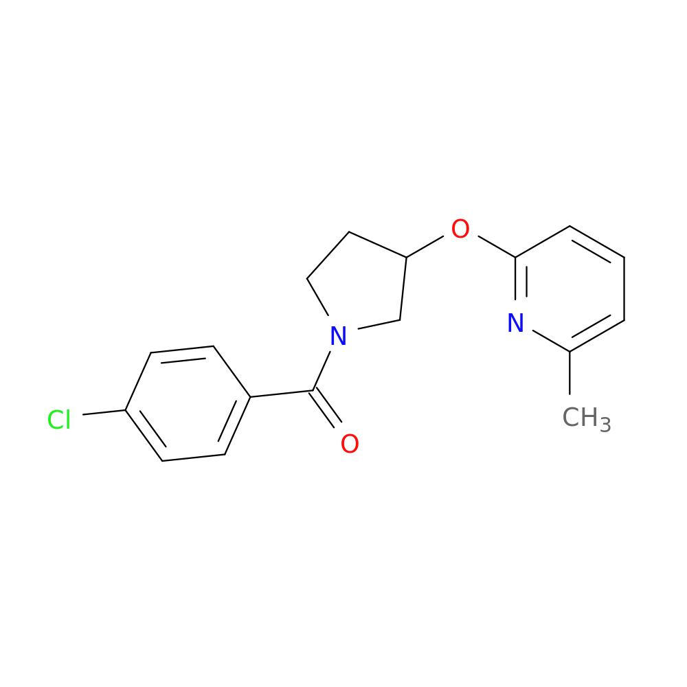 2-{[1-(4-chlorobenzoyl)pyrrolidin-3-yl]oxy}-6-methylpyridine