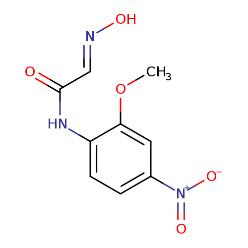 (2E)-2-(HYDROXYIMINO)-N-(2-METHOXY-4-NITROPHENYL)ACETAMIDE