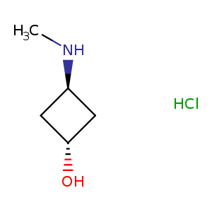 Cyclobutanol, 3-(methylamino)-, hydrochloride (1:1), trans-