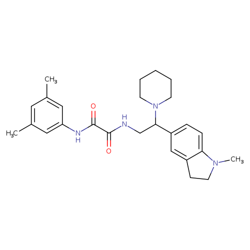 N'-(3,5-dimethylphenyl)-N-[2-(1-methyl-2,3-dihydro-1H-indol-5-yl)-2-(piperidin-1-yl)ethyl]ethanediamide