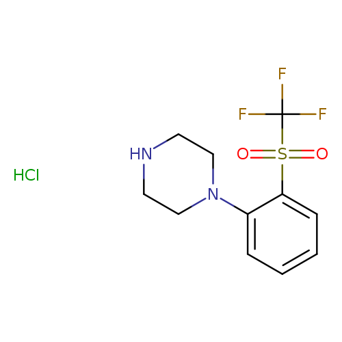 1-(2-trifluoromethanesulfonylphenyl)piperazinehydrochloride