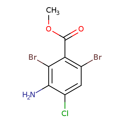 Methyl 3-amino-2,6-dibromo-4-chlorobenzoate