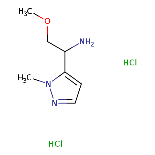 2-methoxy-1-(1-methyl-1H-pyrazol-5-yl)ethan-1-aminedihydrochloride