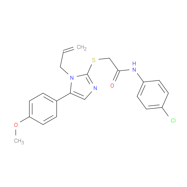 N-(4-chlorophenyl)-2-{[5-(4-methoxyphenyl)-1-(prop-2-en-1-yl)-1H-imidazol-2-yl]sulfanyl}acetamide
