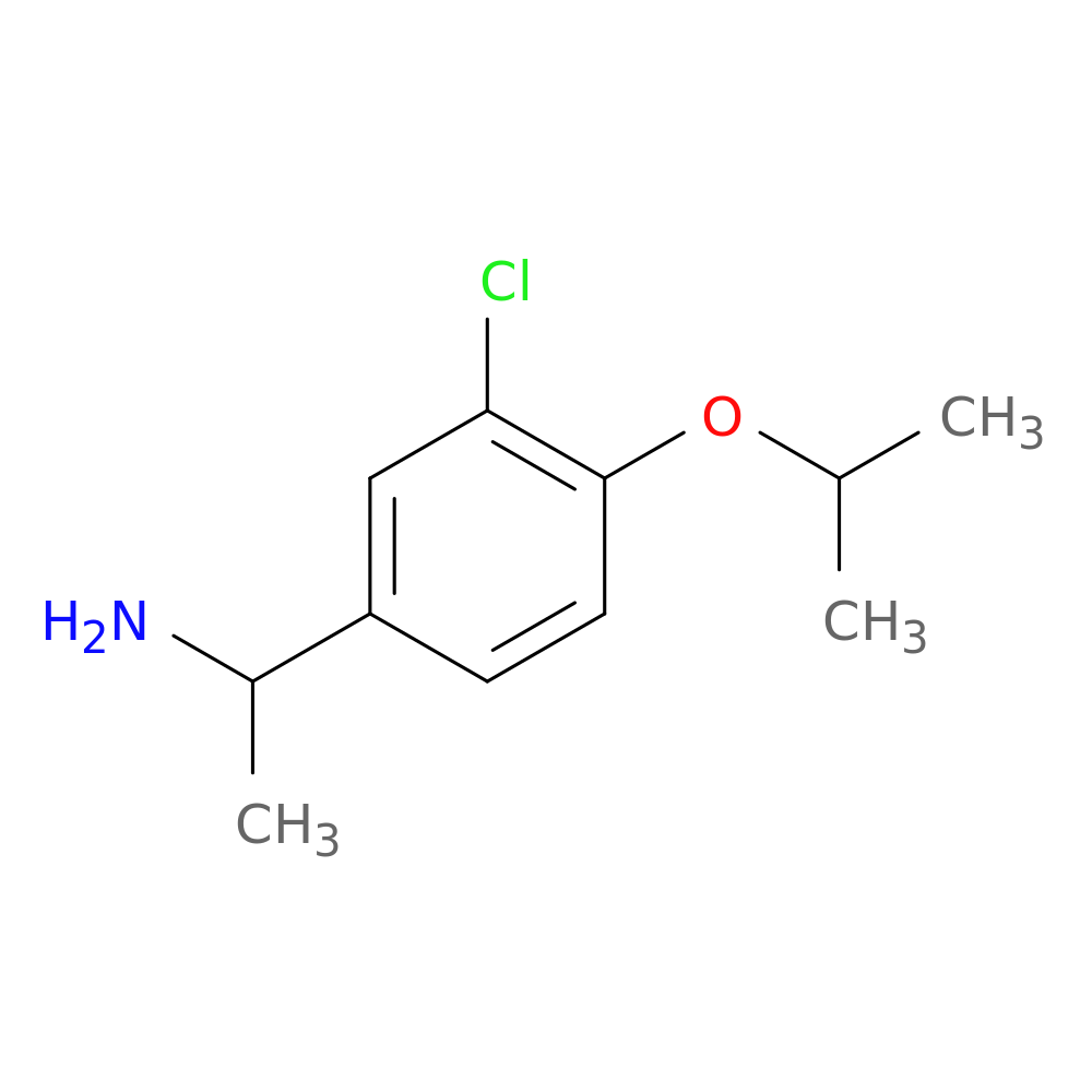 1-[3-Chloro-4-(propan-2-yloxy)phenyl]ethan-1-amine