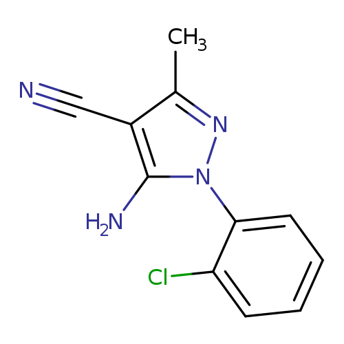 5-Amino-4-cyano-1-(2-chlorophenyl)-3-methylpyrazole