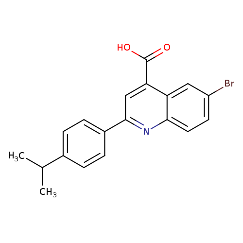 6-Bromo-2-(4-isopropylphenyl)quinoline-4-carboxylic acid