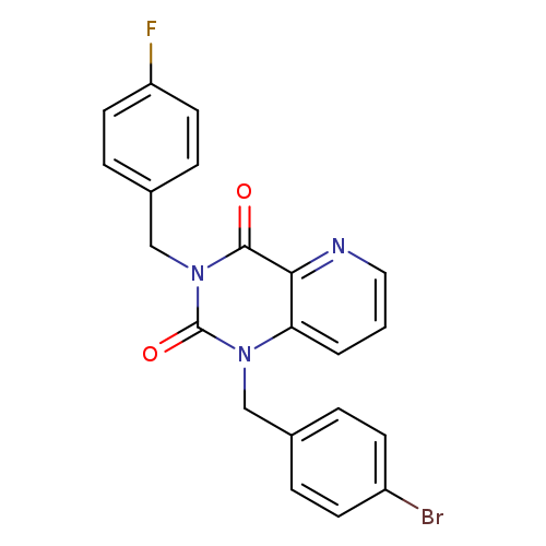 1-[(4-bromophenyl)methyl]-3-[(4-fluorophenyl)methyl]-1H,2H,3H,4H-pyrido[3,2-d]pyrimidine-2,4-dione