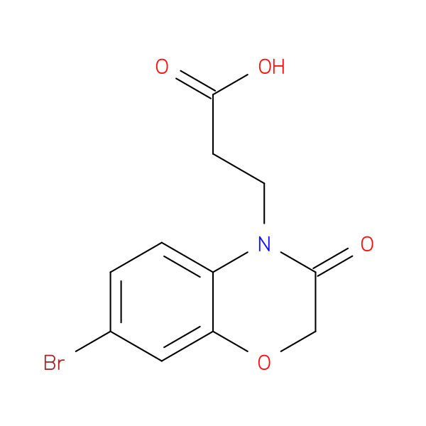 3-(7-Bromo-3-oxo-2H-benzo[b][1,4]oxazin-4(3H)-yl)propanoic acid