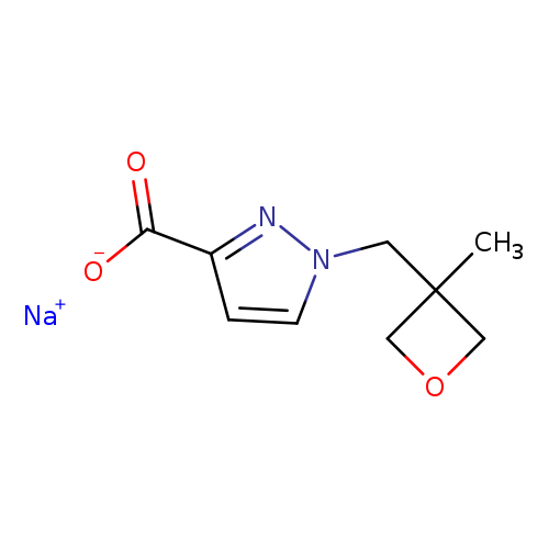 sodium 1-[(3-methyloxetan-3-yl)methyl]-1H-pyrazole-3-carboxylate