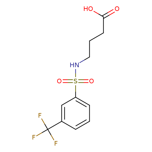 4-([[3-(TRIFLUOROMETHYL)PHENYL]SULFONYL]AMINO)BUTANOIC ACID
