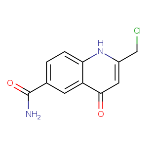 2-(CHLOROMETHYL)-4-OXO-1,4-DIHYDRO-6-QUINOLINECARBOXAMIDE