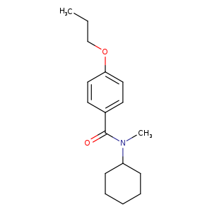 N-cyclohexyl-N-methyl-4-propoxybenzamide