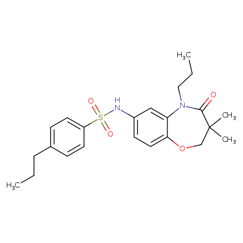 N-(3,3-dimethyl-4-oxo-5-propyl-2,3,4,5-tetrahydro-1,5-benzoxazepin-7-yl)-4-propylbenzene-1-sulfonamide