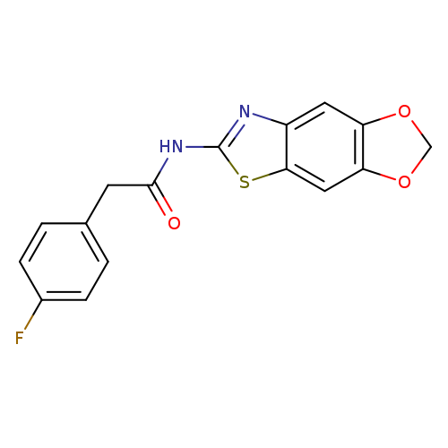 N-{4,6-dioxa-10-thia-12-azatricyclo[7.3.0.0^{3,7}]dodeca-1(9),2,7,11-tetraen-11-yl}-2-(4-fluorophenyl)acetamide
