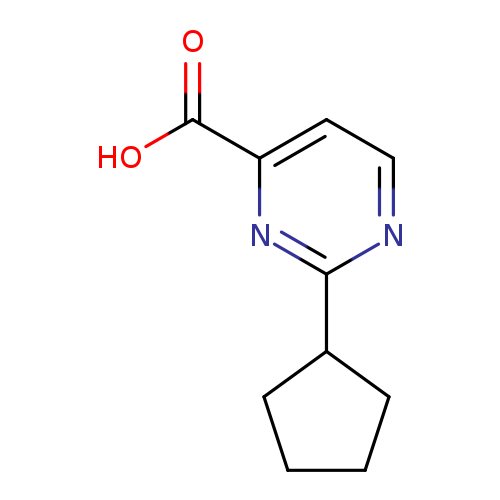 2-Cyclopentylpyrimidine-4-carboxylic acid