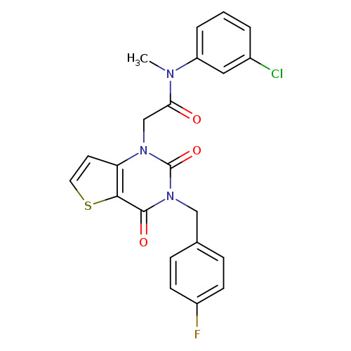 N-(3-chlorophenyl)-2-{3-[(4-fluorophenyl)methyl]-2,4-dioxo-1H,2H,3H,4H-thieno[3,2-d]pyrimidin-1-yl}-N-methylacetamide