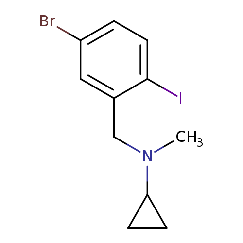 (5-Bromo-2-iodo-benzyl)-cyclopropyl-methyl-amine