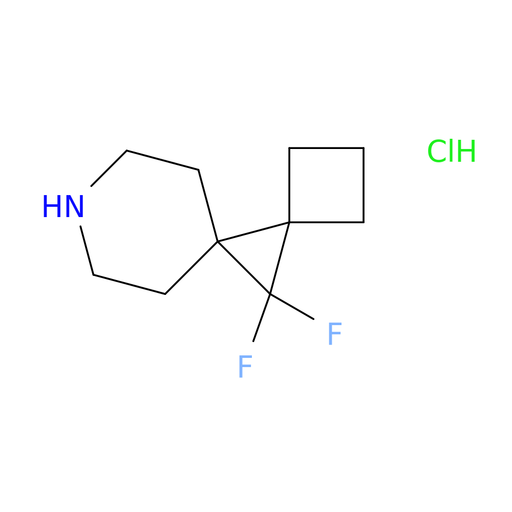11,11-difluoro-8-azadispiro[3.0.5^{5}.1^{4}]undecane hydrochloride