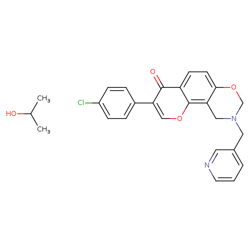 3-(4-chlorophenyl)-9-[(pyridin-3-yl)methyl]-4H,8H,9H,10H-chromeno[8,7-e][1,3]oxazin-4-one; propan-2-ol