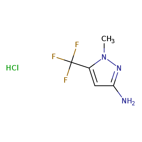 1-methyl-5-(trifluoromethyl)-1{H}-pyrazol-3-amine