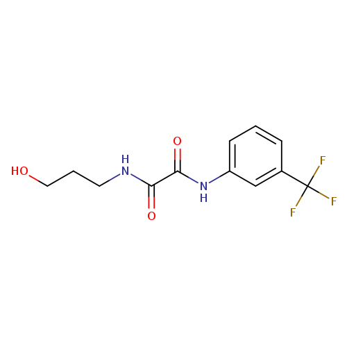 N-(3-hydroxypropyl)-N'-[3-(trifluoromethyl)phenyl]ethanediamide