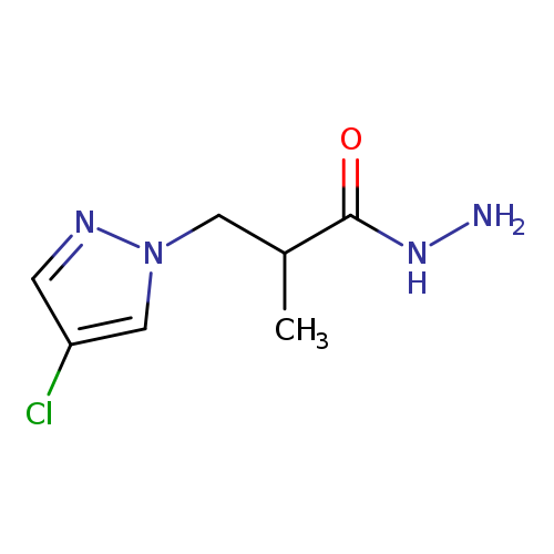 3-(4-Chloro-1H-pyrazol-1-yl)-2-methylpropanehydrazide