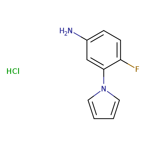 4-fluoro-3-(1H-pyrrol-1-yl)anilinehydrochloride