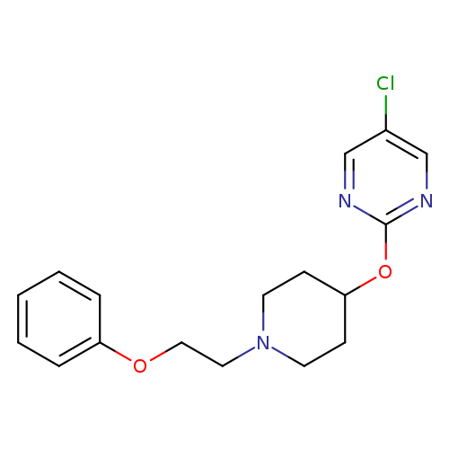 5-chloro-2-{[1-(2-phenoxyethyl)piperidin-4-yl]oxy}pyrimidine