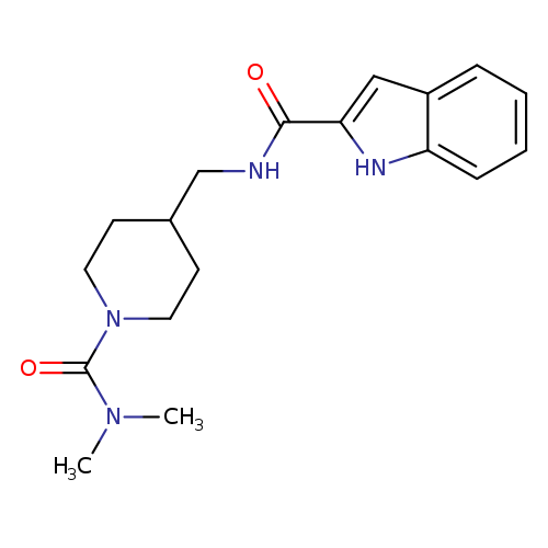 N-{[1-(dimethylcarbamoyl)piperidin-4-yl]methyl}-1H-indole-2-carboxamide