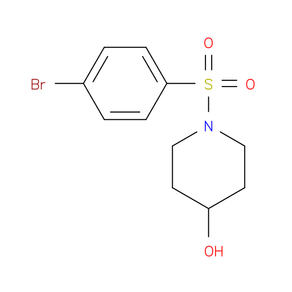 1-((4-BROMOPHENYL)SULFONYL)PIPERIDIN-4-OL