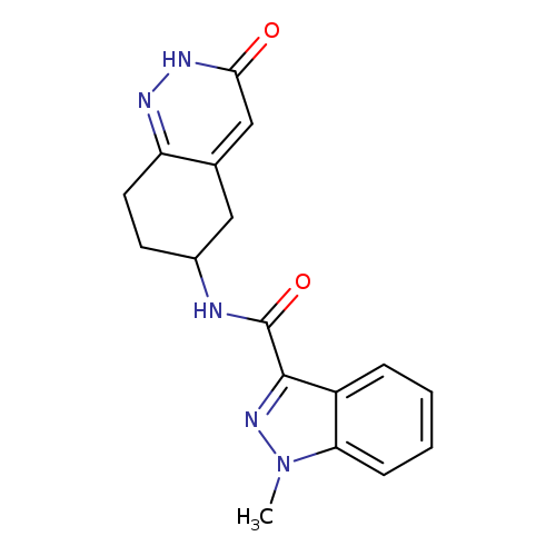 1-methyl-N-(3-oxo-2,3,5,6,7,8-hexahydrocinnolin-6-yl)-1H-indazole-3-carboxamide