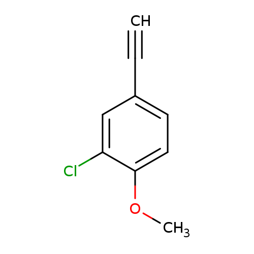 Benzene, 2-chloro-4-ethynyl-1-methoxy-