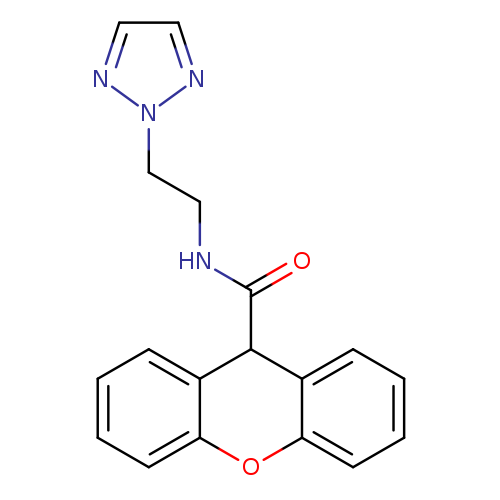 N-[2-(2H-1,2,3-triazol-2-yl)ethyl]-9H-xanthene-9-carboxamide