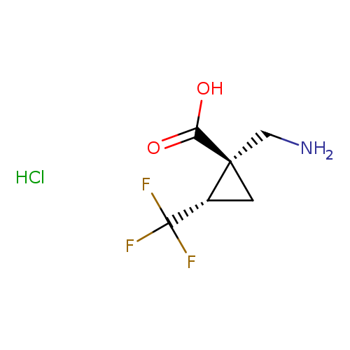 rac-(1R,2R)-1-(aminomethyl)-2-(trifluoromethyl)cyclopropane-1-carboxylicacidhydrochloride