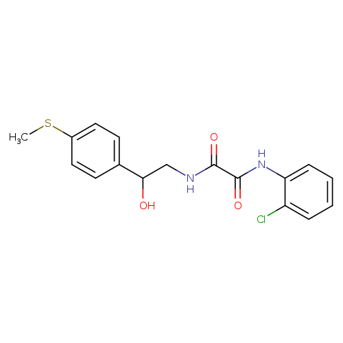 N-(2-chlorophenyl)-N'-{2-hydroxy-2-[4-(methylsulfanyl)phenyl]ethyl}ethanediamide