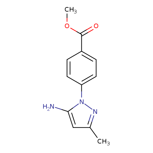 methyl 4-(5-amino-3-methyl-1H-pyrazol-1-yl)benzoate